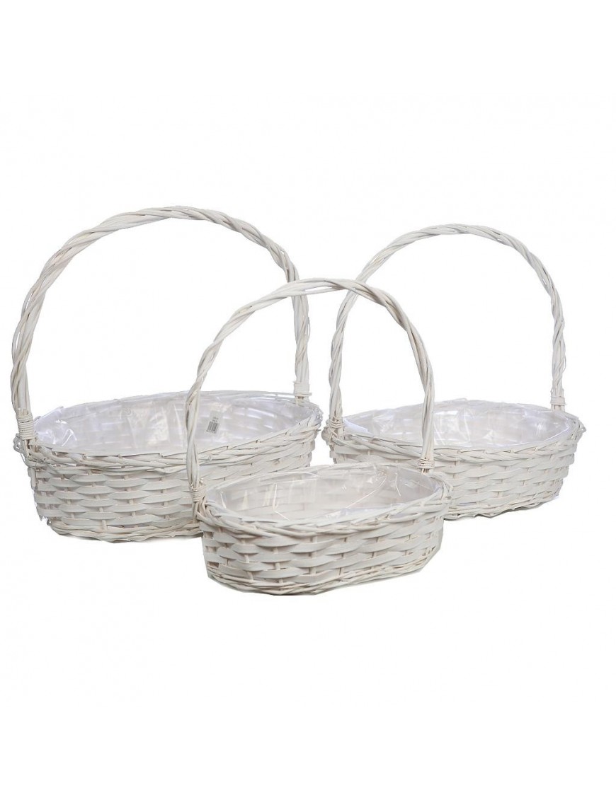 Cesta Mimbre Set X Pastel Cm Comprar Al Mejor Precio