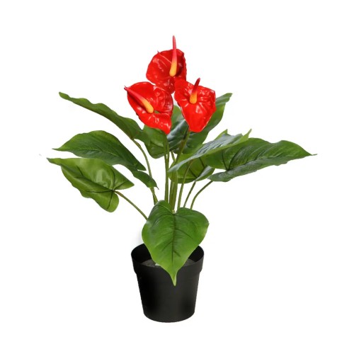 MATA ANTURIUM ARTIFICIAL EN MACETA