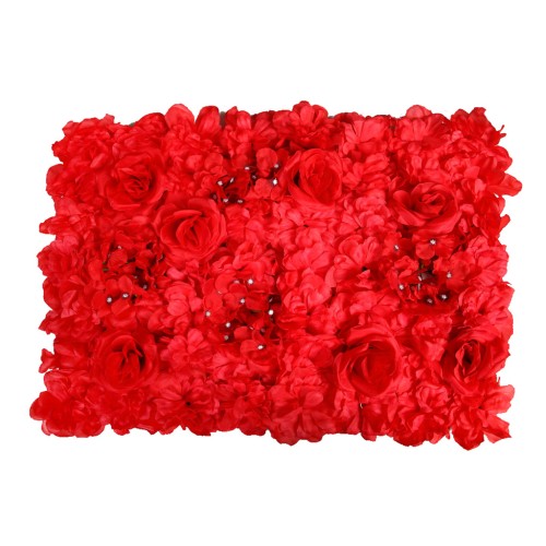 MURO ROSAS Y HORTENSIAS 60X40CM