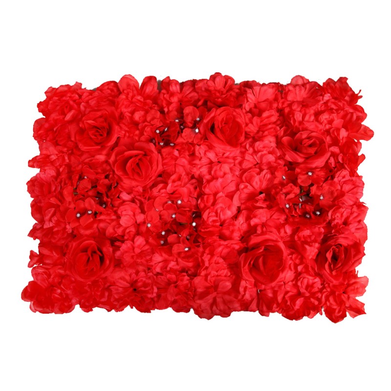 MURO ROSAS Y HORTENSIAS 60X40CM