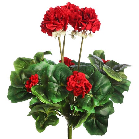PLANTA DE GERANIO ARTIFICIAL 35CM