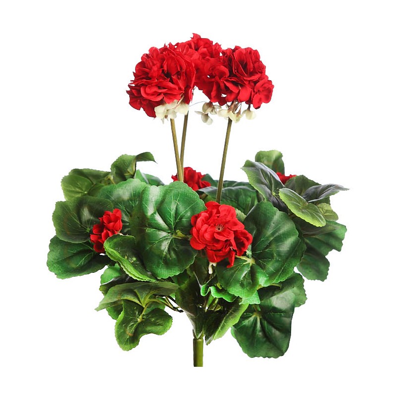 PLANTA DE GERANIO ARTIFICIAL 35CM