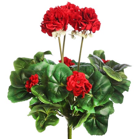 PLANTA DE GERANIO ARTIFICIAL 35CM