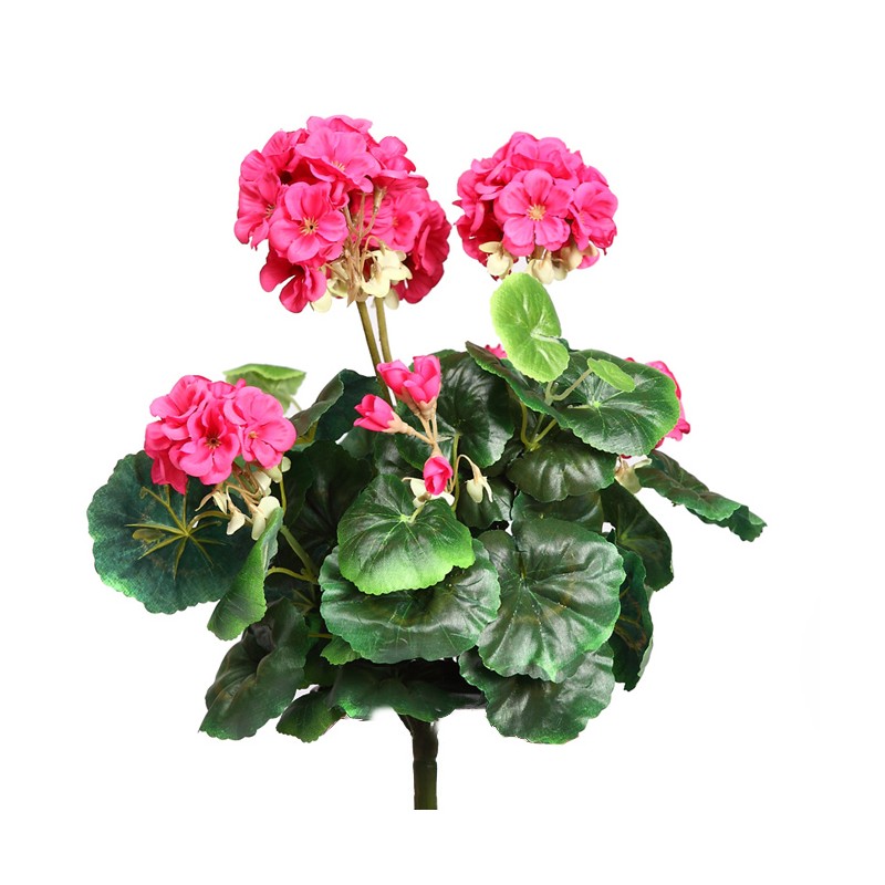 PLANTA DE GERANIO ARTIFICIAL 35CM