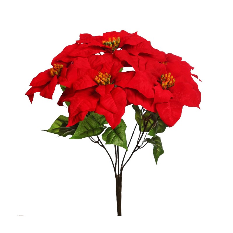 PLANTA FLOR DE PASCUA ARTIFICIAL 50CM