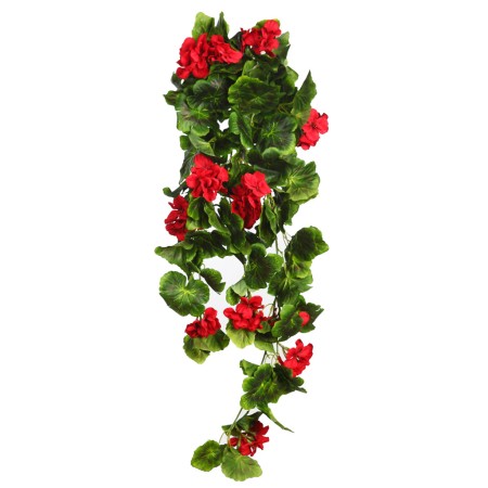 PLANTA GERANIO COLGANTE ARTIFICIAL 70CM