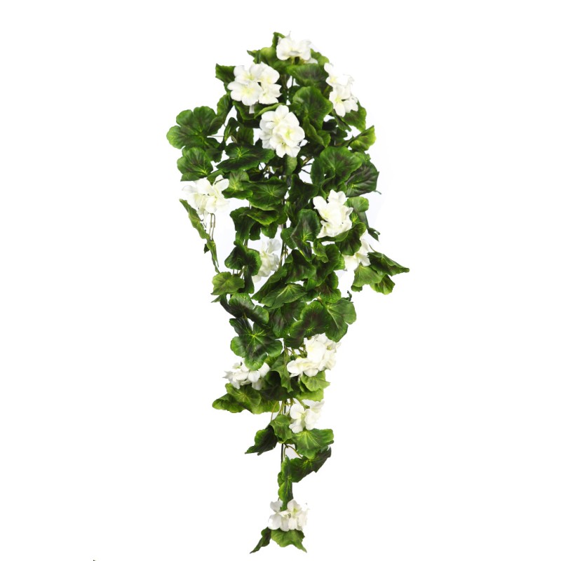 PLANTA GERANIO COLGANTE ARTIFICIAL 70CM