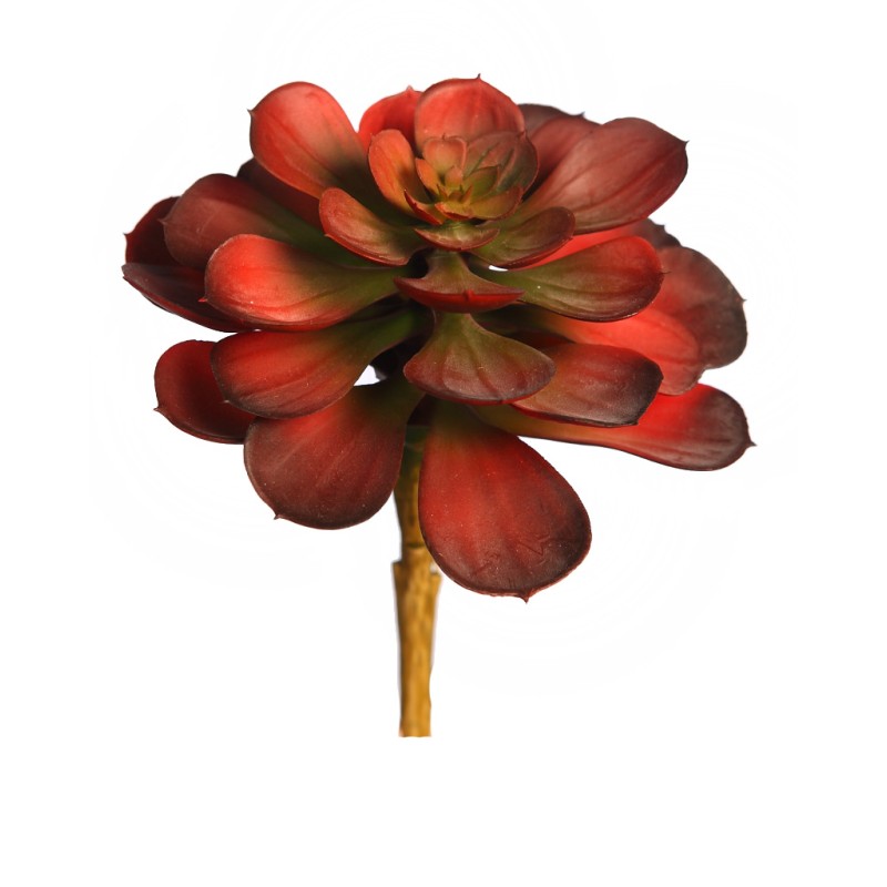 PLANTA SUCULENTA ECHEVERIA ARTIFICIAL 16CM