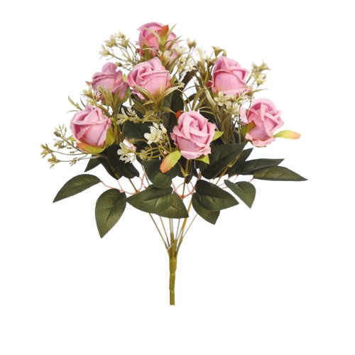 RAMO DE ROSAS ARTIFICIALES 44CM