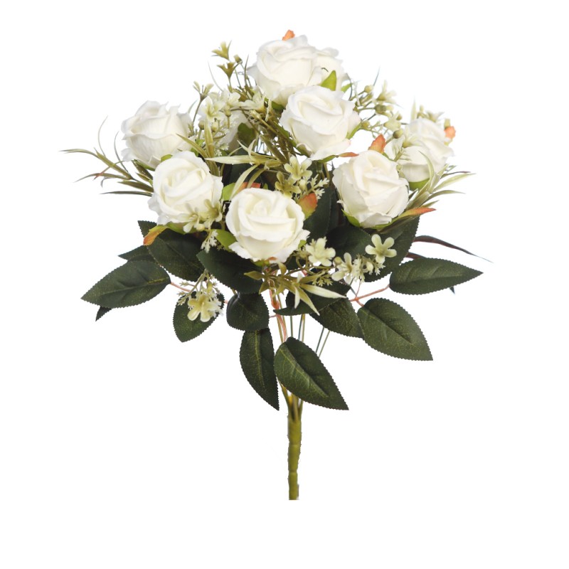 RAMO DE ROSAS ARTIFICIALES 44CM