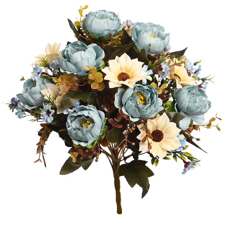 RAMO PEONIA ARTIFICIAL 36 CM