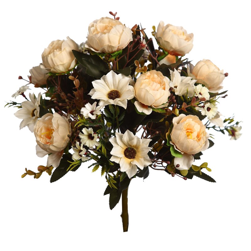 RAMO PEONIA ARTIFICIAL 36 CM