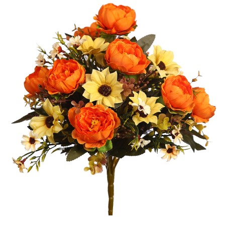 RAMO PEONIA ARTIFICIAL 36 CM