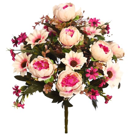 RAMO PEONIA ARTIFICIAL 36 CM