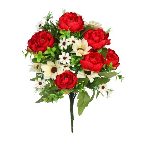 RAMO PEONIA ARTIFICIAL 36 CM