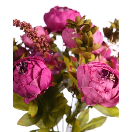 RAMO PEONIAS Y AMARANTHUS 50CM