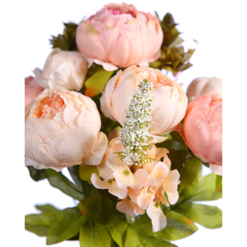 RAMO PEONIAS Y AMARANTHUS 50CM