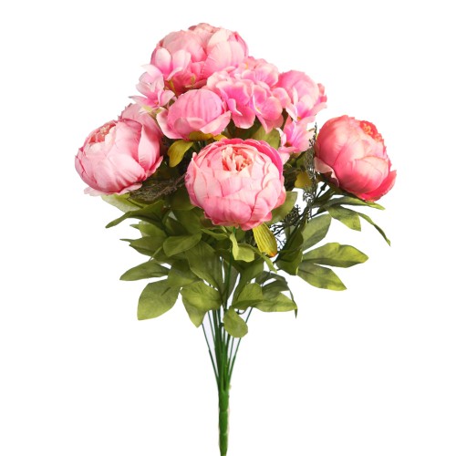 RAMO PEONIAS Y ASTER 50CM