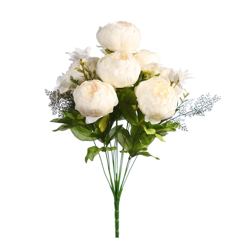 RAMO PEONIAS Y ASTER 50CM