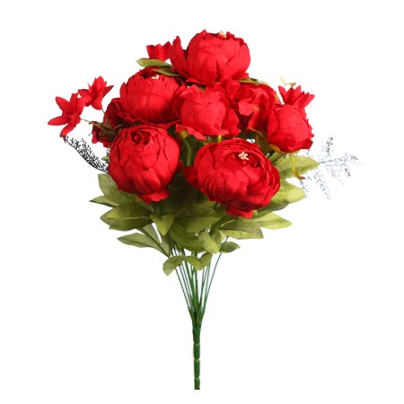 RAMO PEONIAS Y ASTER 50CM