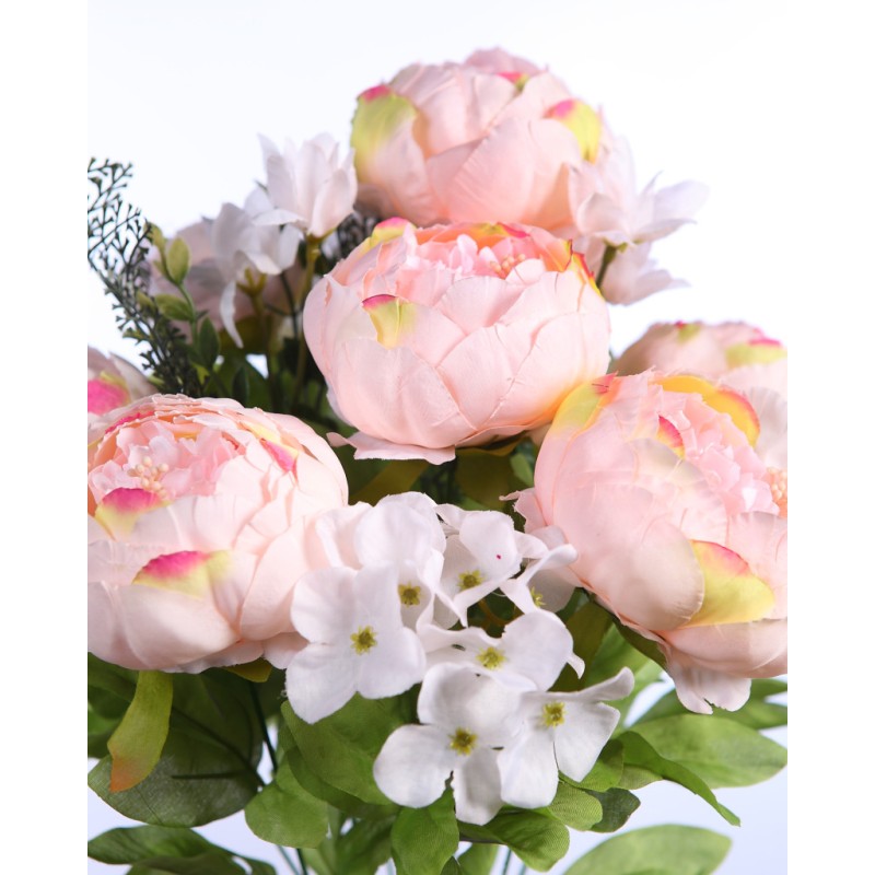 RAMO PEONIAS Y ASTER 50CM