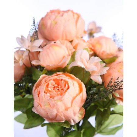 RAMO PEONIAS Y ASTER 50CM