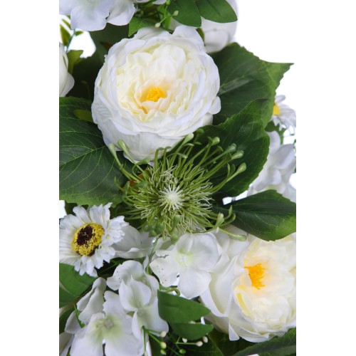 RAMO PEONIAS Y GERBERAS ARTIFICIALES 54CM 2