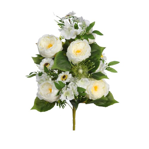 RAMO PEONIAS Y GERBERAS ARTIFICIALES 54CM 2
