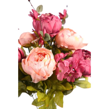 RAMO PEONIAS Y HORTENSIA 50CM
