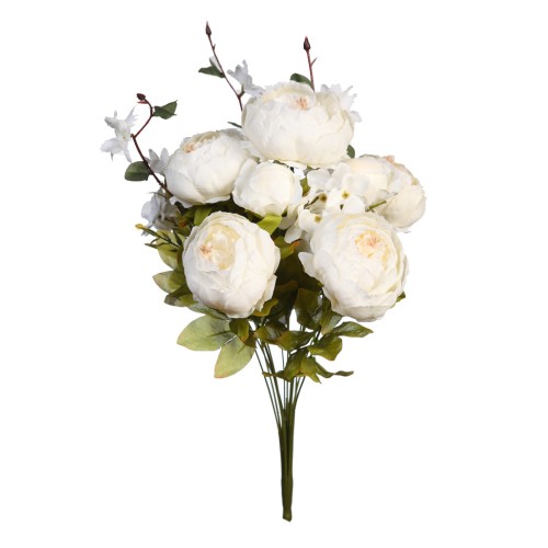 RAMO PEONIAS Y HORTENSIA 50CM 2