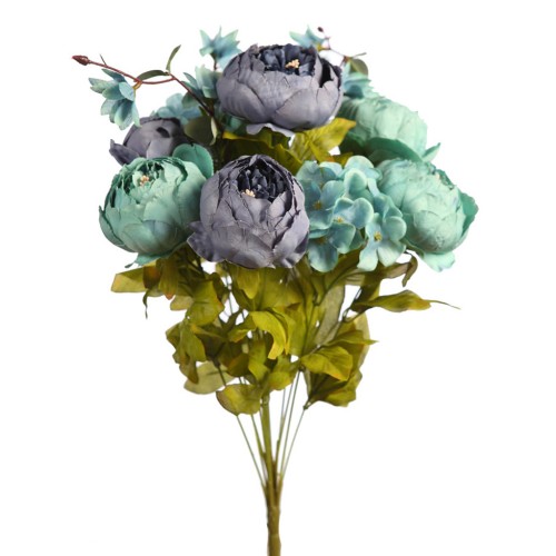 RAMO PEONIAS Y HORTENSIA 50CM