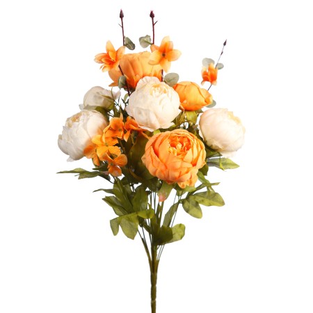 RAMO PEONIAS Y HORTENSIA 50CM
