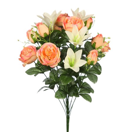 RAMO PEONIAS Y LILYS ARTIFICIAL