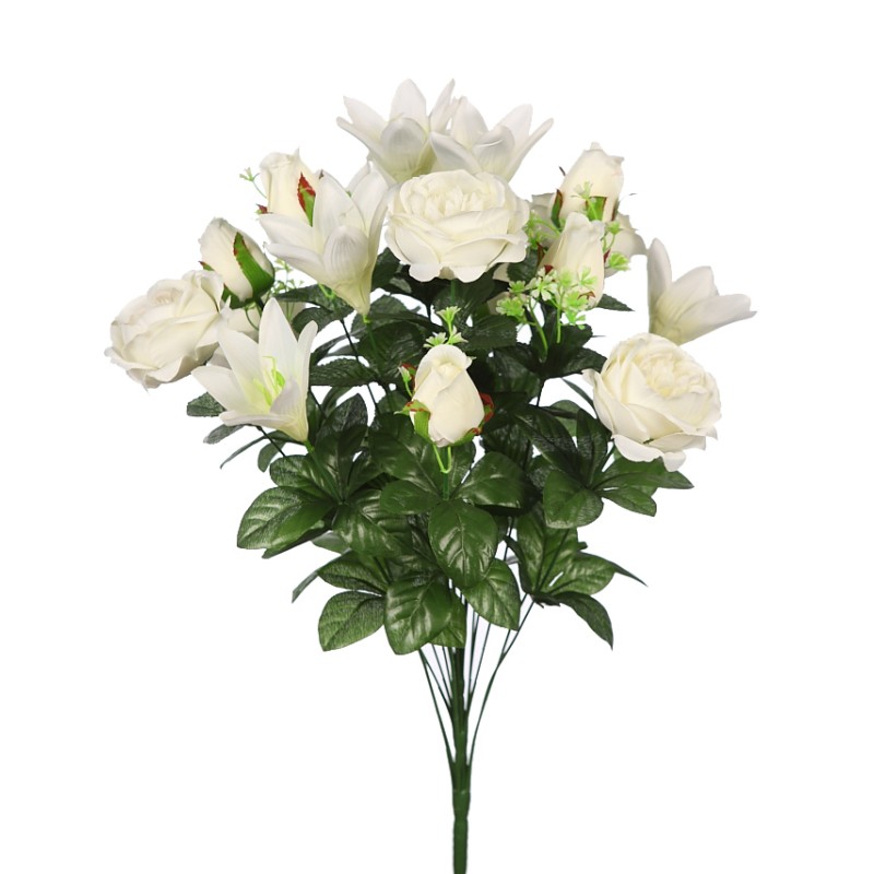 RAMO PEONIAS Y LILYS ARTIFICIAL