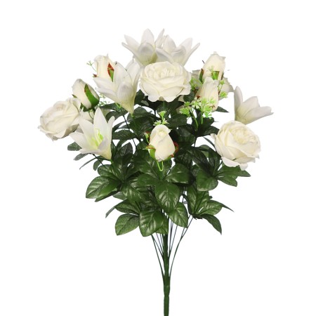 RAMO PEONIAS Y LILYS ARTIFICIAL