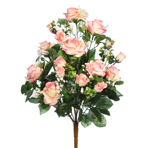 RAMO ROSAS X 12 ARTIFICIAL 46CM