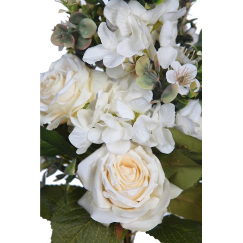 RAMO ROSAS Y EUCALIPTO ARTIFICIAL 55CM 2