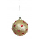 BOLA GLITTER GOLD ø 8CM