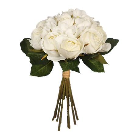 ATADO DE ROSAS Y HORTENSIAS 27CM