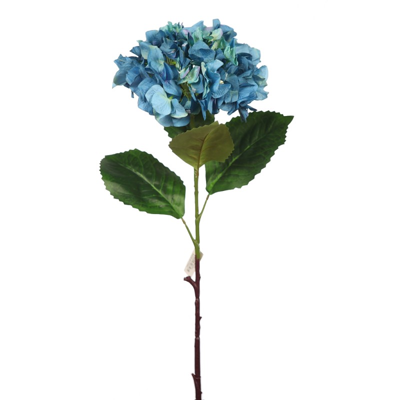 VARA HORTENSIA ARTIFICIAL ALT 80CM ø FLOR 20CM