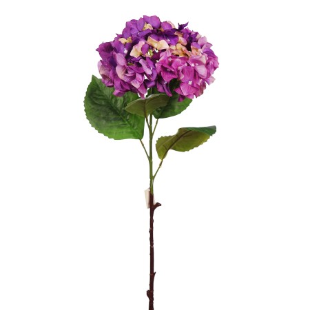 VARA HORTENSIA ARTIFICIAL ALT 80CM ø FLOR 20CM