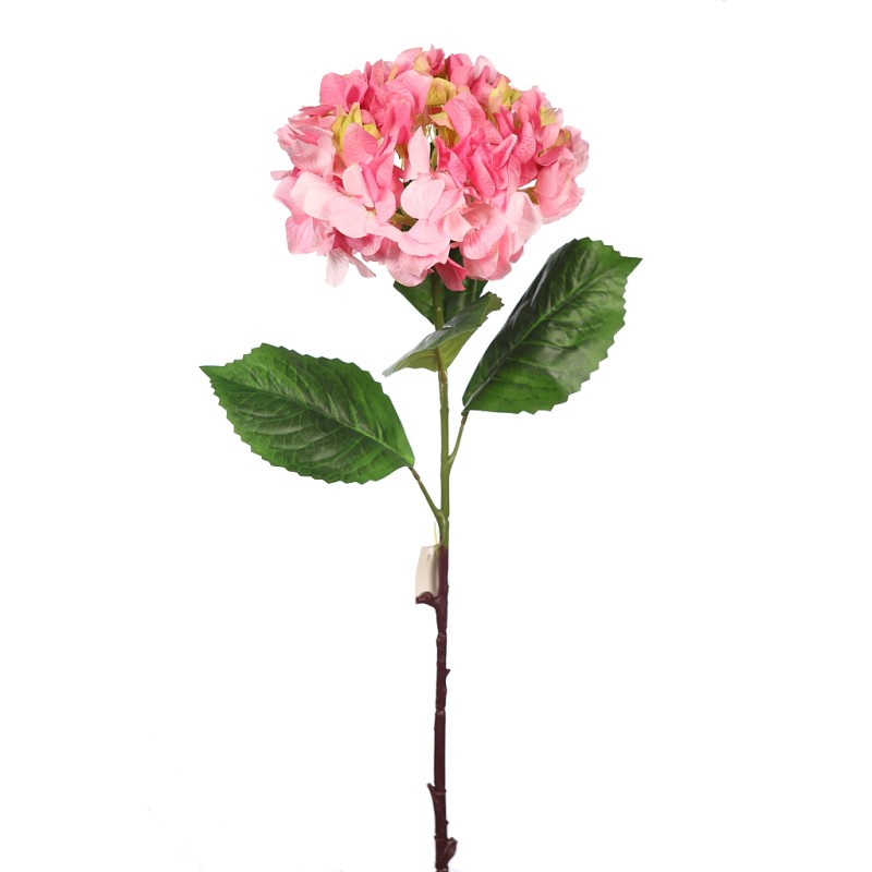 VARA HORTENSIA ARTIFICIAL ALT 80CM ø FLOR 20CM