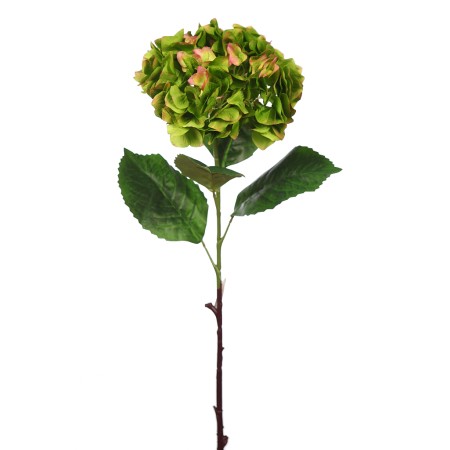 VARA HORTENSIA ARTIFICIAL ALT 80CM ø FLOR 20CM