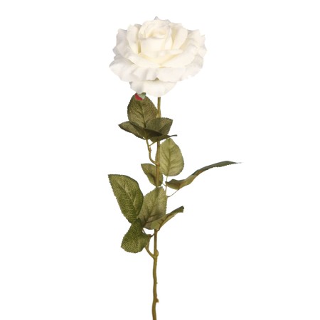 VARA ROSA ARTIFICIAL,  66CM, ø FLOR 12CM