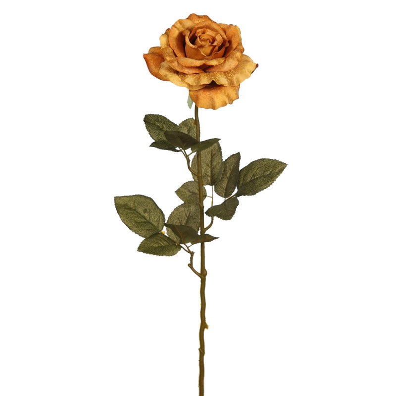 VARA ROSA ARTIFICIAL,  66CM, ø FLOR 12CM