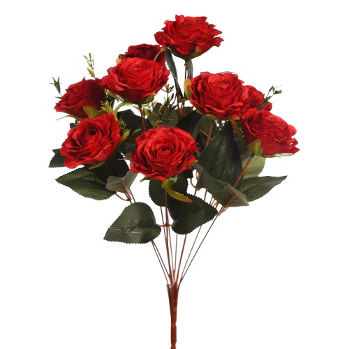 BOUQUET DE ROSAS ARTIFICIALES 50CM
