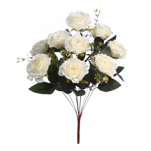 BOUQUET DE ROSAS ARTIFICIALES 50CM 2