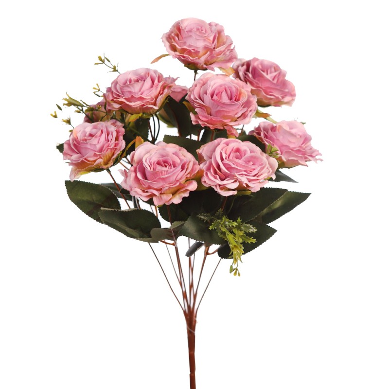BOUQUET DE ROSAS ARTIFICIALES 50CM