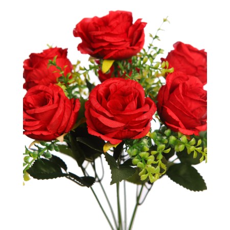 BOUQUET ROSAS ARTIFICIAL 32CM