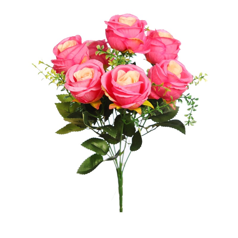 BOUQUET ROSAS ARTIFICIAL 32CM